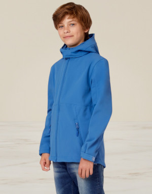 BCJK969 - B&C COLLECTION - Veste softshell enfantBCJK969 - B&C COLLECTION - Veste Softshell à Capuche EnfantB&C